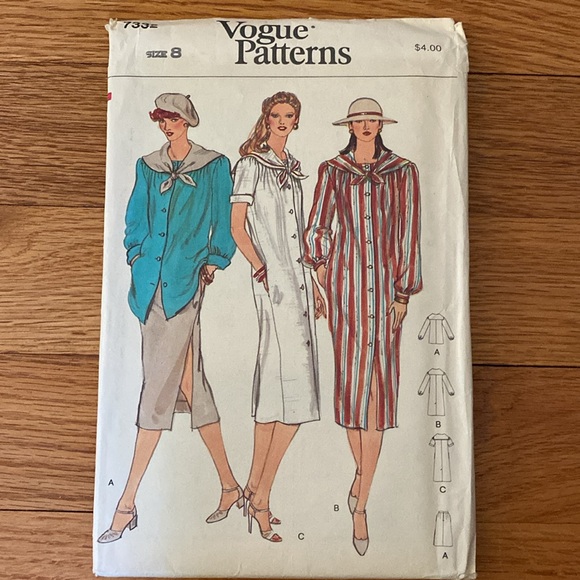 VTG 4 UNCUT Vogue Dress Patterns - Picture 2 of 13